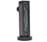 Medidor magnético de alineación de rueda ajustable para medición de ángulo de puntal Kingpin en frenos de disco, dispositivo profesional de nivelación automática (plástico negro)