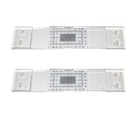 Medidor manual de grietas de pared de 1/2/3/5 piezas, protocolo de control de grietas, acrílico transparente, medidor de grietas para superficies planas, monitor de grietas para visualización estándar