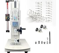 Medidor manual digital tracción y compresión dinamómetro Withruler-100N | Rango ensayo 10-2000N, carrera 270mm, 5cabezales medición y 2mordazas; para mazos cables, textiles, investigación científica.