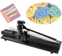 Medidor manual para pruebas de transferencia de color, con pantalla de conteo y cabezal de fricción de 16 mm de diámetro, para una evaluación completa de muestras de tela