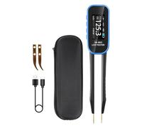 Medidor multifrecuencia de 100 Hz a 100 KHz, escaneo automático de frecuencia, 7 señales de formas de onda con punta reemplazable, probador de pinzas