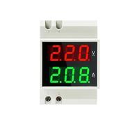 Medidor multifunción de carril DIN D52-2042, digital, LED, voltaje, corriente, factor de potencia activa, medidor de energía, CA 80-300 V, 100 A(External CT,AC80V-300V)