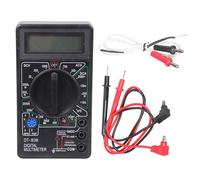 Medidor portátil multitest con función de escalado automático, carcasa ABS y comprobador de diodo triodo para diagnósticos electrónicos domésticos, multímetro digital, rango automático