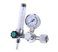 Medidor profesional de flujo de argón con lecturas precisas y cuerpo de acero inoxidable, regulador raro