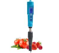 Medidor Profesional de pH y Temperatura, comprobador Digital portátil de pH con Pantalla LCD y calibración automática, comprobador Digital de acidez y pH para Laboratorio, para Alimentos, Suelos