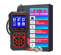 Medidor profesional de prueba de batería automotriz de 12V 24V, herramienta de prueba de carga de batería automotriz 100-3000 CCA analizador digital de precisión de motocicleta