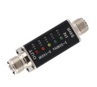 Medidor SWR Antena Radio, Indicador LED sin Batería, Bajo Consumo Energía, Detector Relación de Onda Estacionaria, Monitor Potencia RF para Comunicación Inalámbrica, Medición Precisa Señal