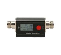 Medidor SWR, Medidor de Potencia Portátil de Radio Bidireccional VHF UHF, 80-999MHz, Pantalla VSWR 1.00-99.9, 120W, con Pantalla LCD Retroiluminada, para Walkie Talkies