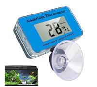 Medidor termográfico para pecera,Acuario termográfico para tanque - Medición inalámbrica de temperatura de peceras,Prueba de temperatura del agua del terrario con pantalla LCD para peces, ajolotes, to