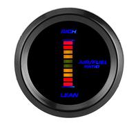 Medidor universal de relación aire-: medidor indicador LED azul, instrumento automático de 52 mm de diámetro con alta respuesta, movimiento de barrido de apertura preciso para una