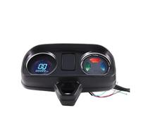 Medidor Velocímetro Universal Para Motocicleta 12 V, Digital, Con 7 Colores Luz De Fondo, Indicador Combustible, Brasil, Titan Para 150 Ventilador