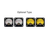 Medidor VU 2 uds Amplificador de Potencia medidor DB portátil medidor VU de Alta precisión con retroiluminación Amarilla cálida medidor de Nivel de Sonido