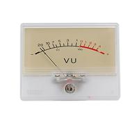 Medidor VU de alta sensibilidad, panel amarillo, amplificador digital de sonido utilizado para mezclador de cine en casa