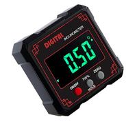 Medidores de ángulos digitales profesionales, diseño impermeable, pequeño medidor digital, pantalla LCD, para uso industrial y doméstico, reparación de hombre, medidores de precisión