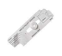 Medidores de calibración de soldadura de acero, diseño de levas, sistemas de medición dobles, unidades métricas reales para pruebas de campo precisas, instrumento de inspección de soldadura de doble