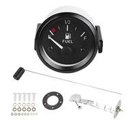 Medidores de combustible de 2 "52 mm Kit de medidor de nivel de combustible marino para automóvil con sensor Universal Barco, motocicleta, camión, RV, tanque de combustible, 12 V, pantalla LED, indica