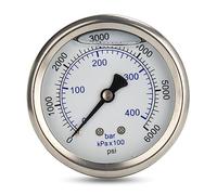 Medidores de lavado a presión de alta estabilidad de 6000 psi de conexión rápida con rosca N14 x 1.5 utilizada para lavadora eléctrica, resistente a los golpes, resistente a las interferencias