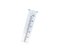 Medidores de lluvia para exteriores con fuente grande fácil de leer, innovadora estructura de tres estructuras, fácil de instalar para jardín, fuente grande