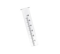 Medidores de lluvia para exteriores con fuente grande fácil de leer, innovadora estructura de tres estructuras, fácil de instalar para jardín, fuente grande