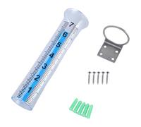 Medidores de lluvia resistentes con soporte de acero, juego de medición de lluvia al aire libre para actuaciones consistentes en varios entornos, herramienta meteorológica de jardín