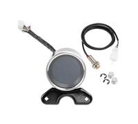 Medidores De Motocicletas Instrumentos Cuentakilómetros Digital para Motocicleta Velocímetro Tacómetro Indicador Nivel Combustible Cuentakilómetros(with Sensor)
