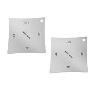 Medidores de radio con muescas de guitarra de acero inoxidable para configurar herramientas Luthier Medidores de radio