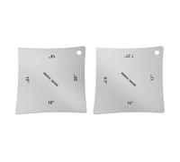 Medidores de radio de acero inoxidable con muescas para guitarra, herramientas Luthier, incluyendo acción de cuerda, medidores de radio con muescas, regla de altura de cuerda ajustable