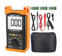 Medidores de Resistencia de Aislamiento, AP-6688B con Prueba de Voltaje de 5000 V, Resistencia de Aislamiento de 200 G ohmios, Indicación de Alto Voltaje-Naranja