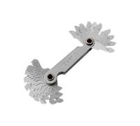 Medidores de rosca de acero con estándares métricos y unificados, calibres de paso de operación simple para medición precisa de roscas, herramienta de medición de rosca industrial