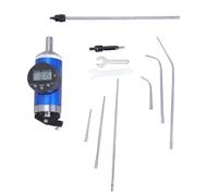 Medidores faciales digitales de aluminio con fácil conversión métrica a británica, instalación simple para ingenieros y técnicos, medidores de pantalla electrónica