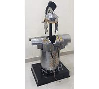 Medieval Armor Roman Lorica Segmentata Legionary Larp Jacket W/Centurion - Conjunto de casco