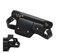 Medieval Belts Bag - Medieval Pouch | 32x2.5x17cm Renaissance Belts Bag for Outdoor, Leathers Belt Pouches for Men Women, Pu Leather Material Belt Bags, Sets & Kits, Ren Faire Bags for Outdoor Travel