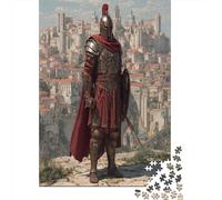 Medieval Caballeros,Ciudad Romana Rompecabezas Sostenibles Estampados para Adultos De Madera De 38x26cm/1000pcs