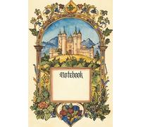 Medieval Castle Notebook: Lined Journal with Hand-Drawn Knight and Middle Age Illustrations & Latin Quotes to Inspire Your Writing and Journaling