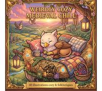 Medieval Chill: Weirdly cozy: Livre de Coloriage Fantasy et Cocooning : 40 Illustrations Relaxantes et Folkloriques pour Adultes et Ados
