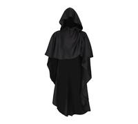 Medieval Cloak, Vintage Hooded Cape, Full-Length Costume Wear, Ideal for Autumn Festival, Vampire, Bridal, Holiday, Goth, Ghost, Photo, Renaissance, Halloween, Party, Cosplay, Bonfire