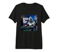 Medieval Gamer Divertido Medieval Historia Buff Videojuego Meme Camiseta Premium