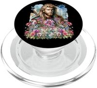 Medieval Mujer Mujeres Hombres Guerrero vikingo Celta PopSockets PopGrip para MagSafe