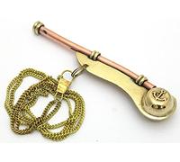 Medieval Replicas Bosun's pipe - Boatswain's Whistle Copper & Brass
