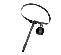 Medieval Styles - Riñonera ajustable de piel sintética para cosplay, accesorios de disfraces y fiestas temáticas, bolsa de caballero vintage, Cst075bk, Talla única, Mass Beauty