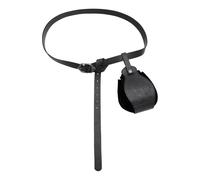Medieval Styles - Riñonera ajustable de piel sintética para cosplay, accesorios de disfraces y fiestas temáticas, Cst074bk, Talla única, Mass Beauty