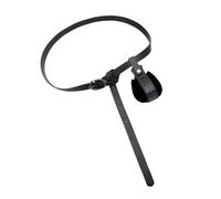 Medieval Styles - Riñonera ajustable de piel sintética para cosplay, accesorios de disfraces y fiestas temáticas, Cst075bk, Talla única, Mass Beauty