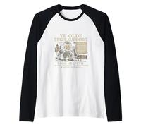 medieval tech support funny knight castle wifi broma ye olde Camiseta Manga Raglan