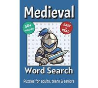 Medieval Word Search Puzzle Book: Search with Easy to Read Print about Medieval Times and more| 6x9 inches, 110 pages | 50+ Puzzles ... Gifts for Vacations, Holidays & Free Times