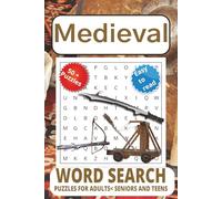 Medieval Word Search puzzle book: Word Searches with Easy to Read Print about Medieval, Gothic and Middle Ages and More | 6x9 inches, 111 pages | 50 + Puzzles... Gift for Vacations, Holidays, and Free Times.