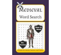 Medieval Word Search Puzzle Book: Word Searches with Easy to Read Print about Medieval, Middle Ages, Knights, and More | 6x9 inches, 110 pages | 50+ ... Gifts for Vacations, Holidays, and Free Time