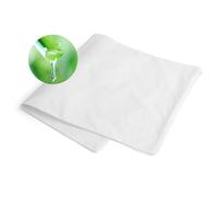 Mediflow Funda de almohada con cremallera de aloe vera, 100 % algodón, protector calmante para pieles sensibles, se adapta a almohadas estándar, Queen y Jumbo, lavable a máquina