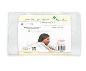 Mediflow Funda De Almohada Luxus Blanco 40 x 80 cm