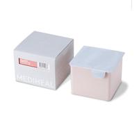 Mediheal - Almohadilla de ampolla de colágeno (100 almohadillas), almohadillas de tonificador facial de algodón para reafirmar la piel y restaurar la elasticidad, almohadilla de seda ecológica vegana