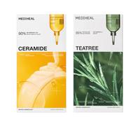 Mediheal - Ceramide Essential Mask - 10pcs & Teatree Essential Mask - 10pcs Set